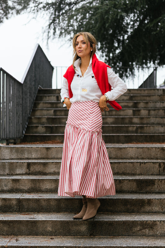 Stripe skirt