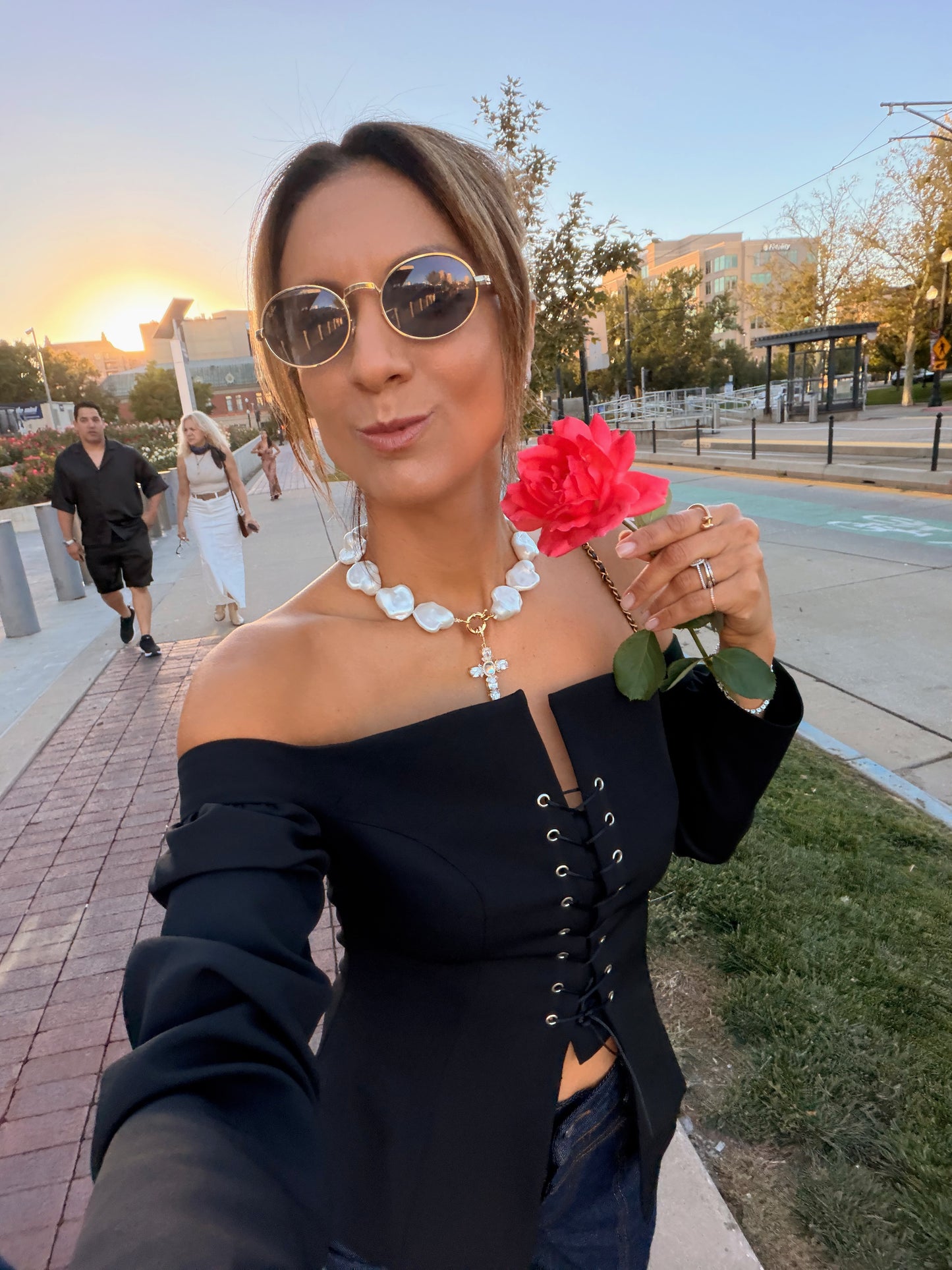 Pearl of faith necklace