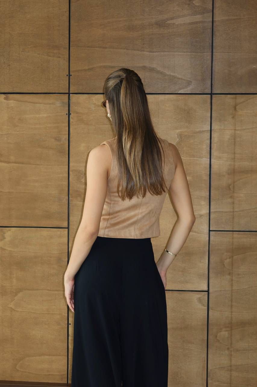 Suede Vest