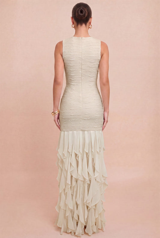 Crochet Ruffle Dress