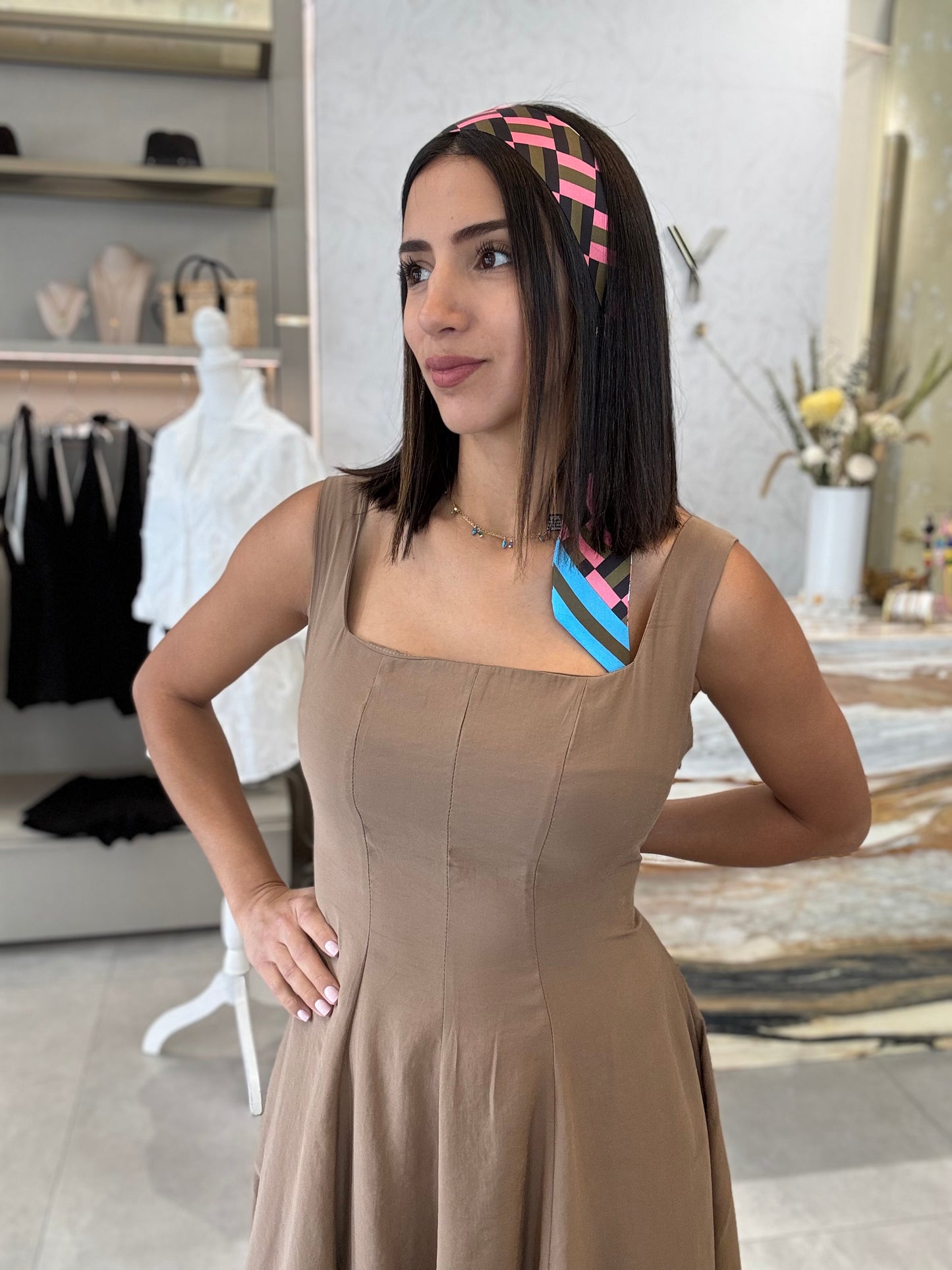 Latte Midi Dress