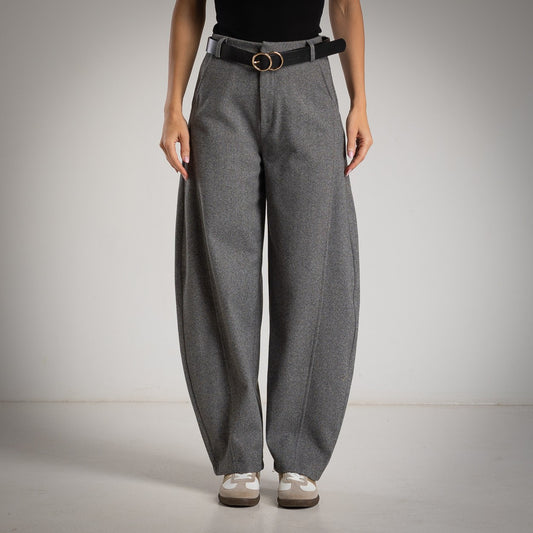 Grey balloon pants