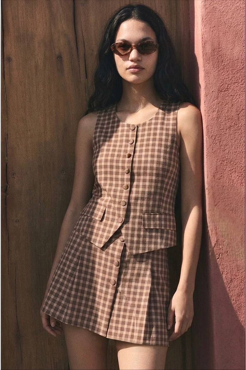 Mini cuadros skirt
