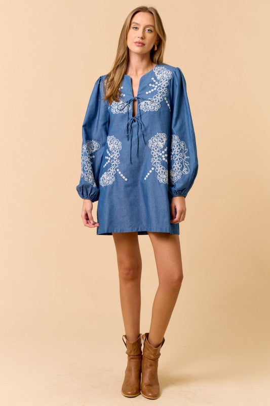 Embroidered Dress
