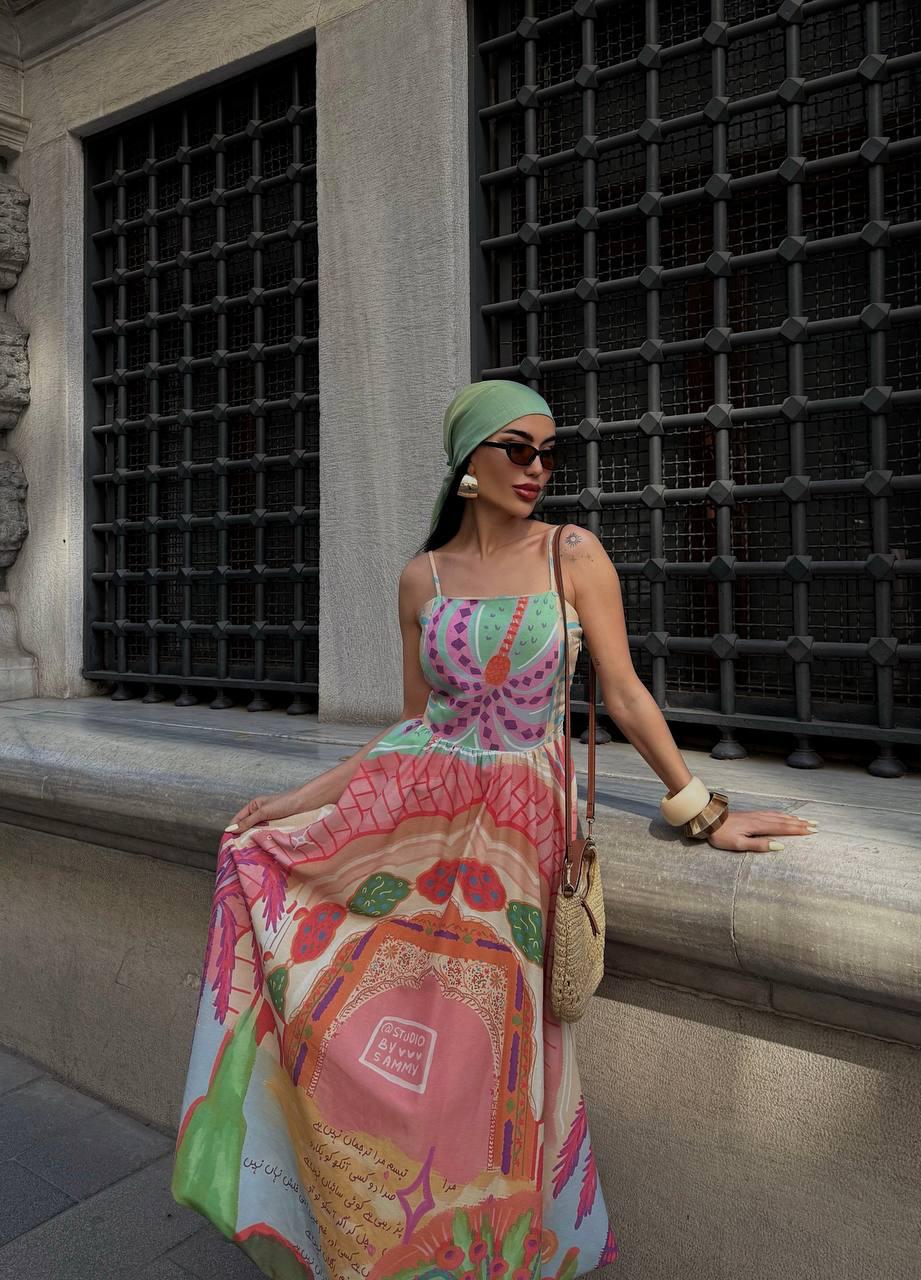 Multi Print Dress