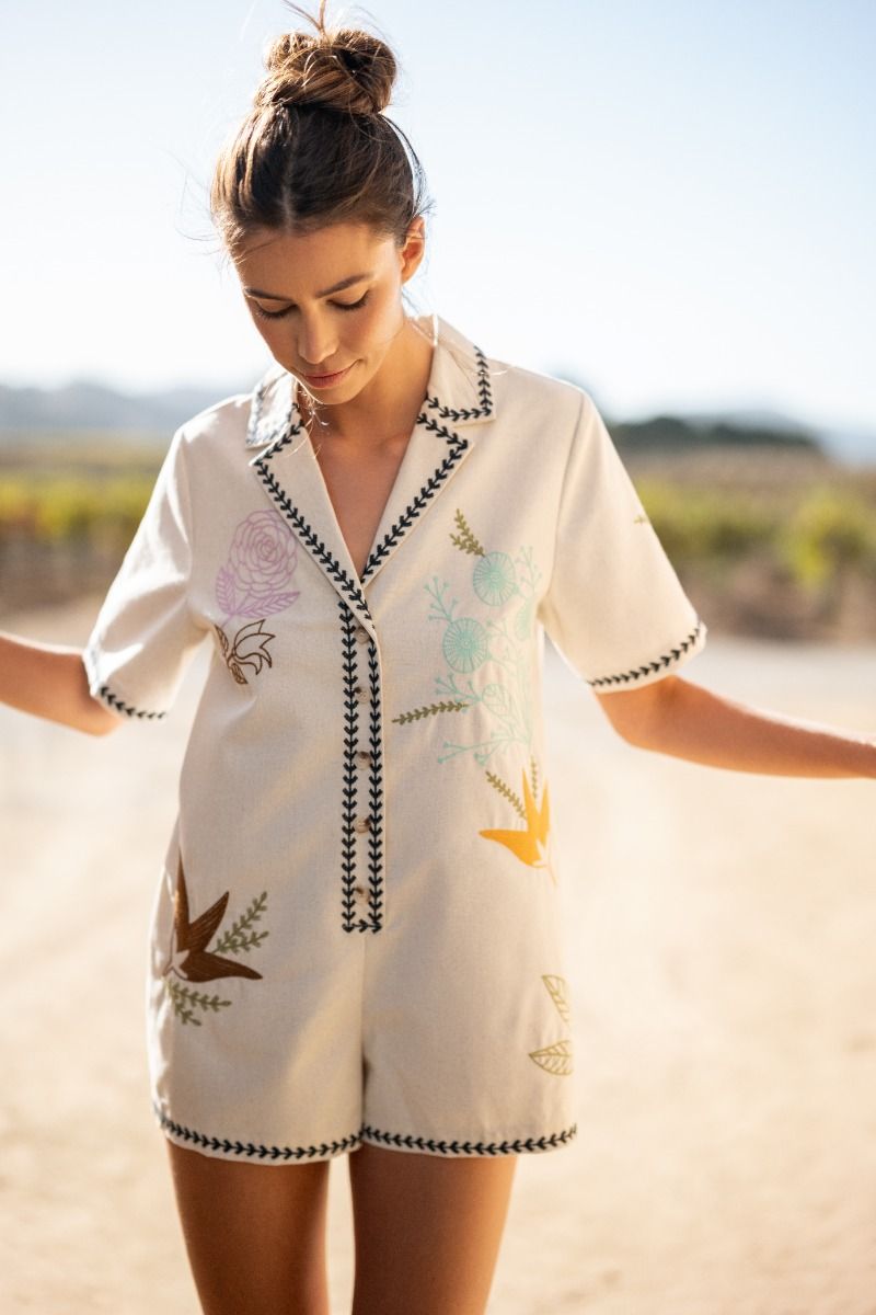 Spring Garden Romper
