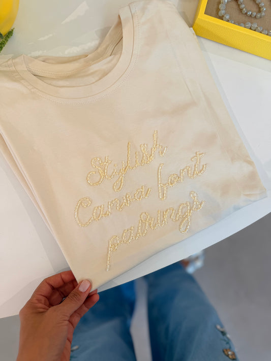 Embellish t-shirt