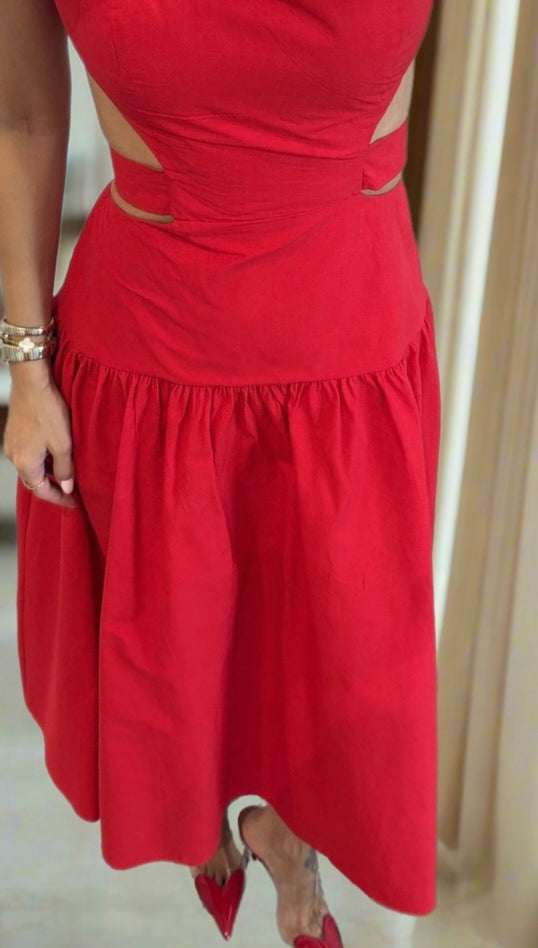 Red Tulip Dress
