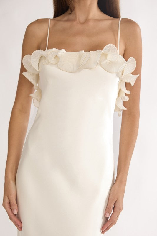 Oyster long dress