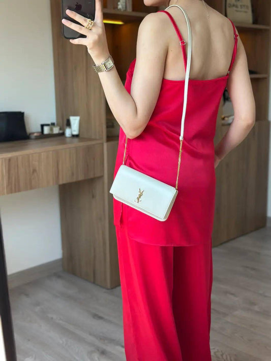 Mar satin pants