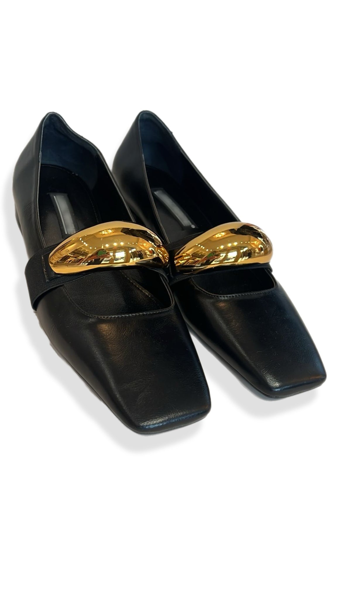 Vintage Ballerina Shoes Gold / US 7.5 / Eur 38