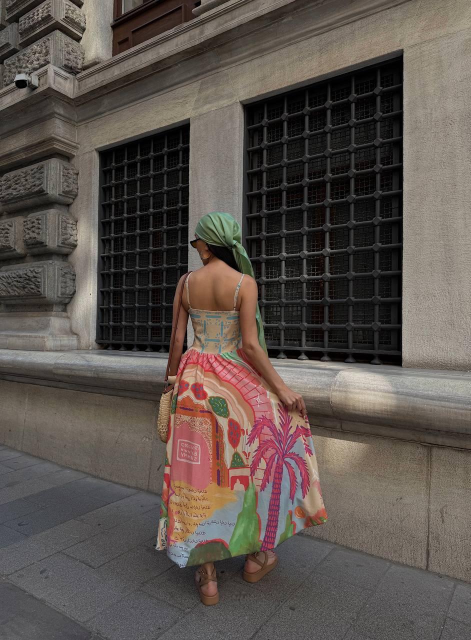 Multi Print Dress