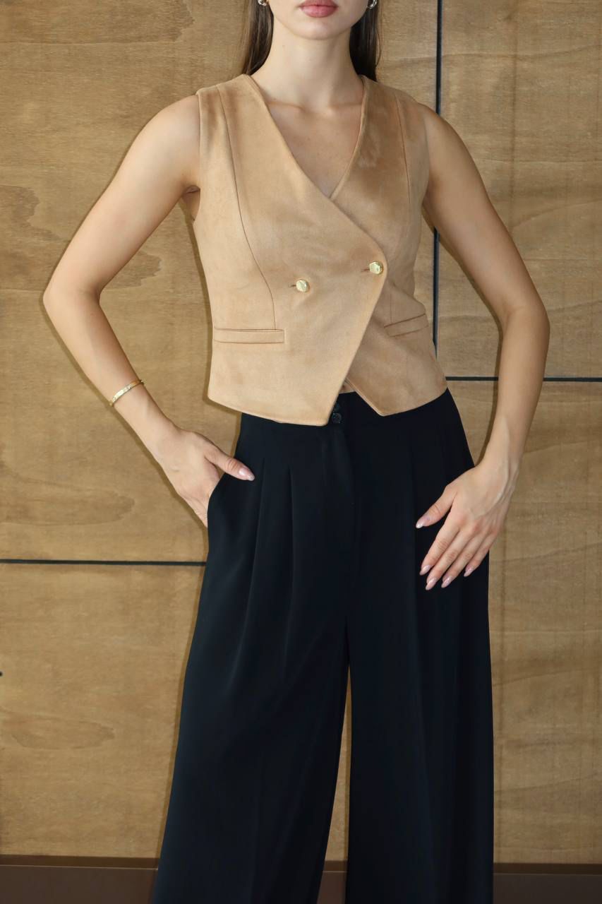 Suede Vest