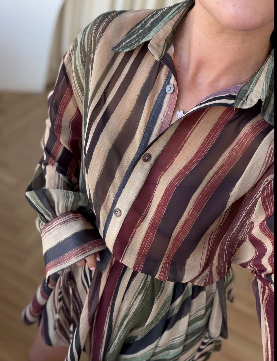 Sienna Stripe Shirt Dress