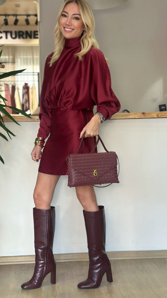 Cocktail Satin Dress