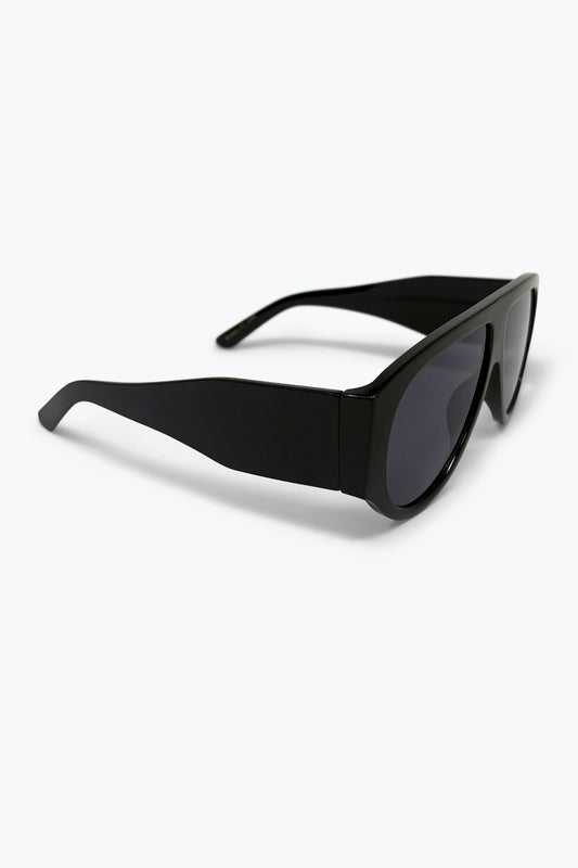 Black aviator sunglasses