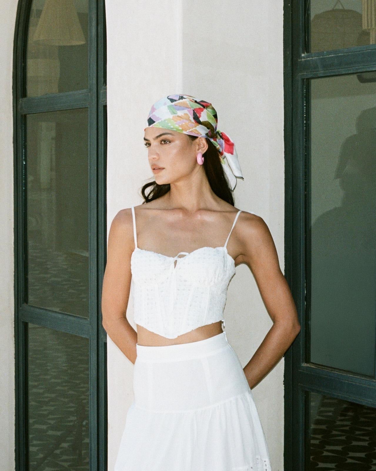 Carmen Eyelets Skirt