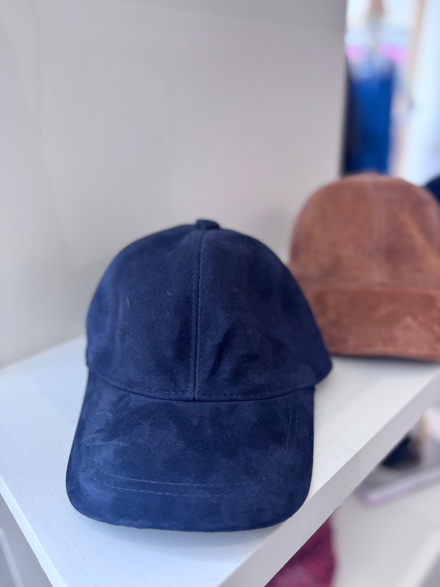 Suede cap