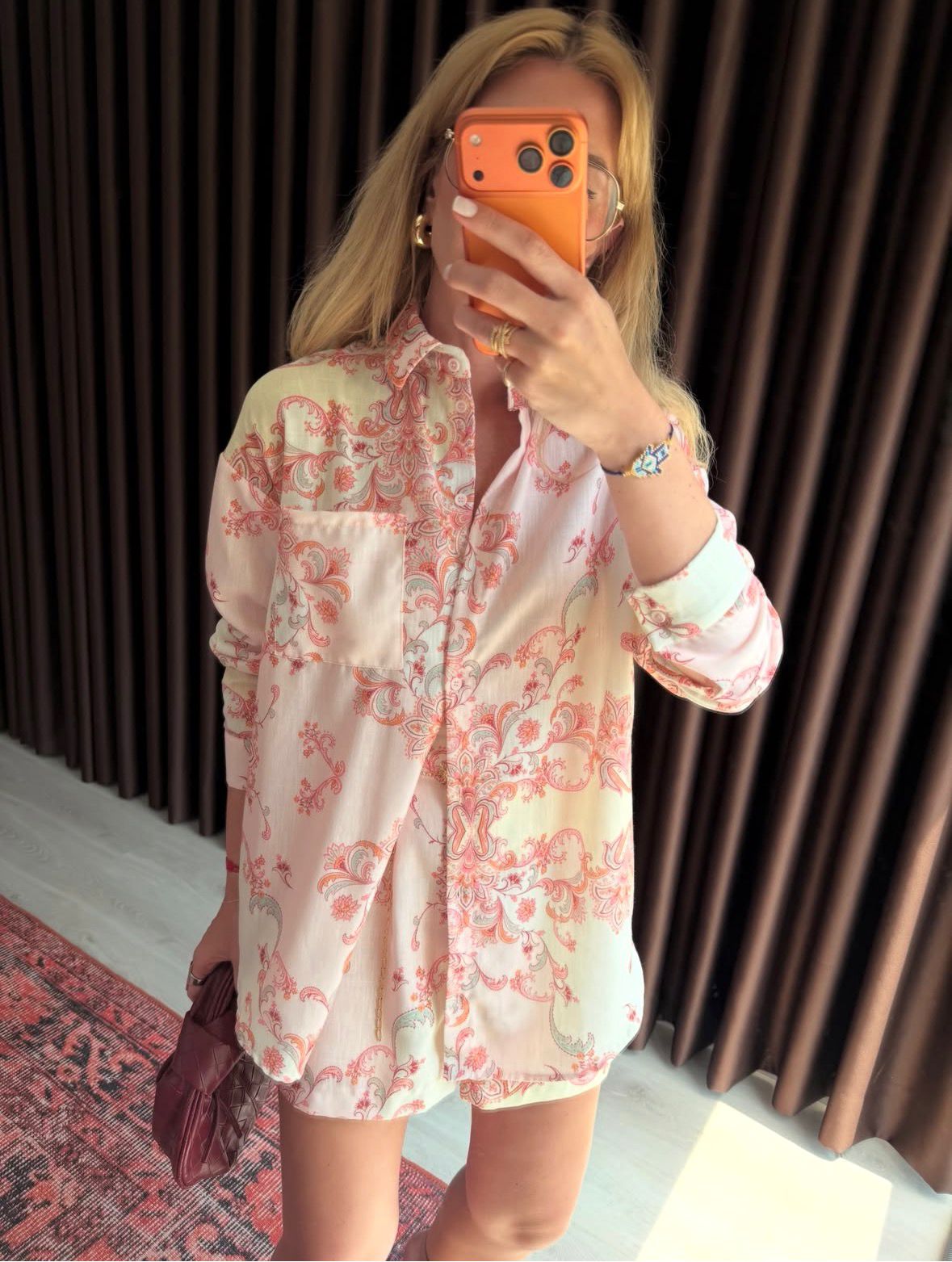 Blush Paisley Shirt