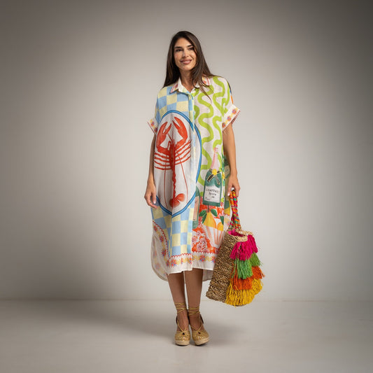 Langosta Shirt dress