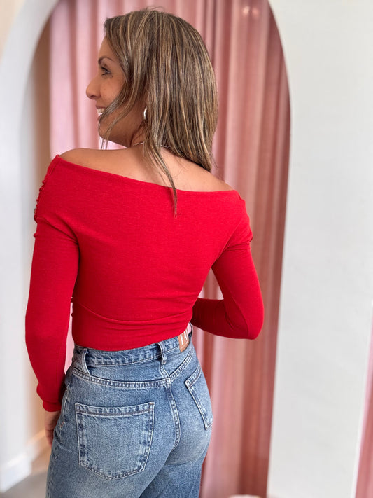 Red sweater