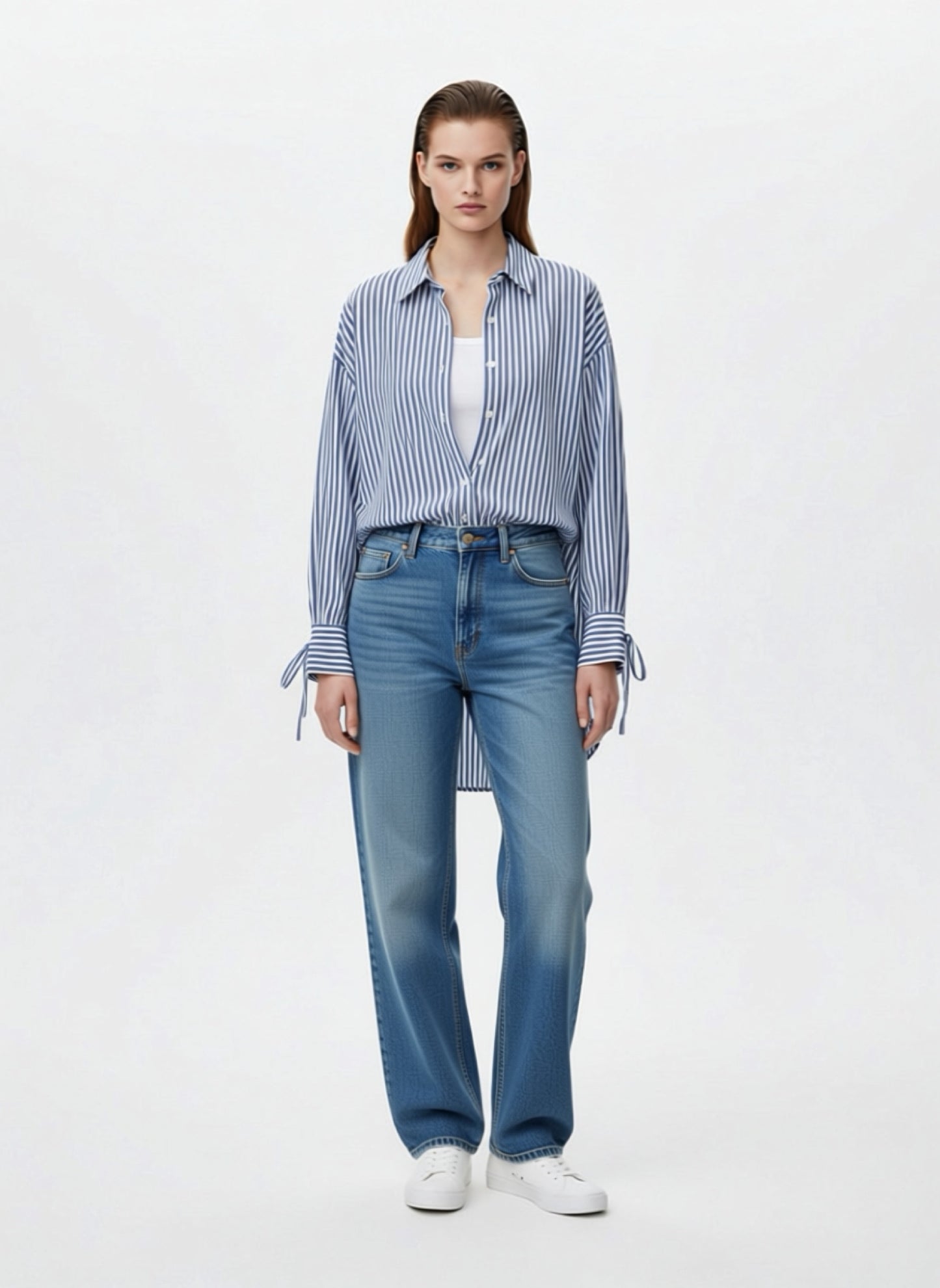 Celeste Stripes shirt