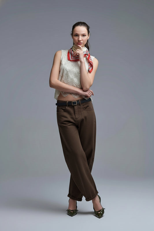 Color Barrel Jeans