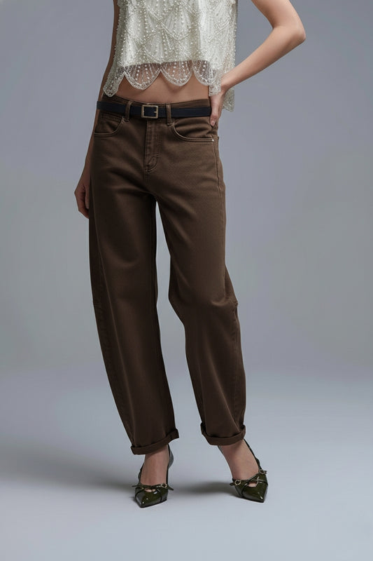 Color Barrel Jeans