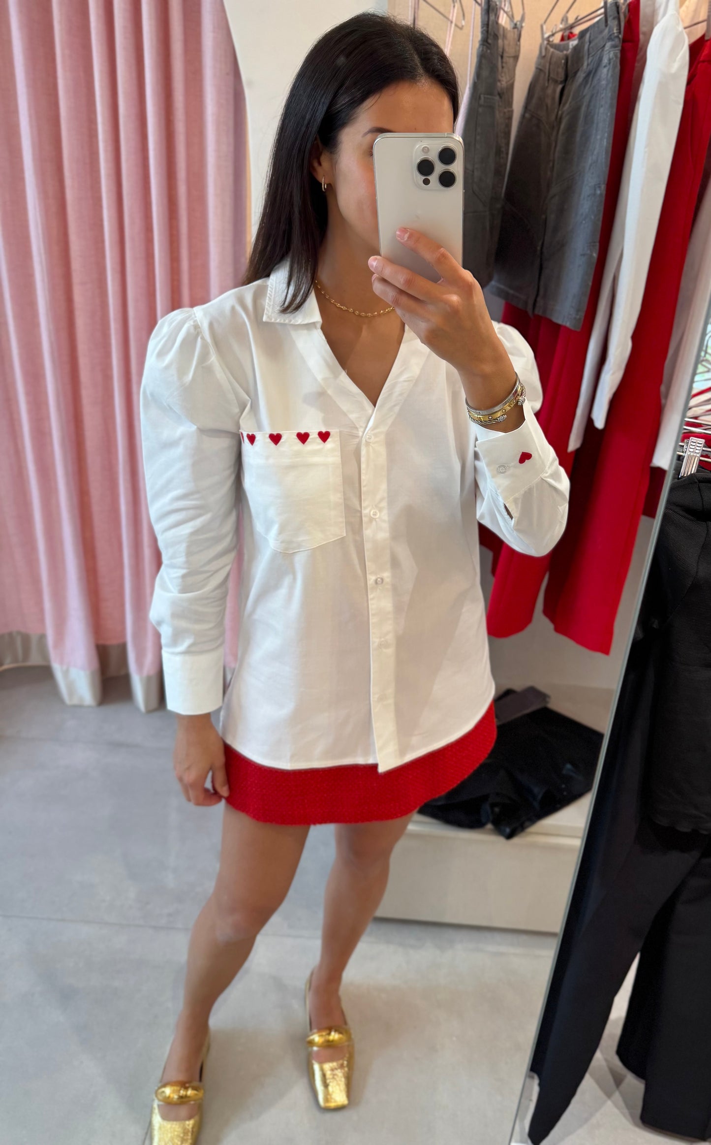 Hearts White Shirt