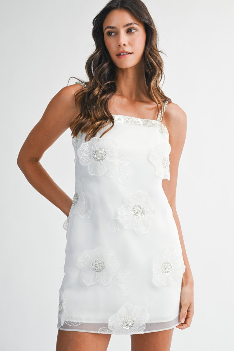 White Flowers Dress