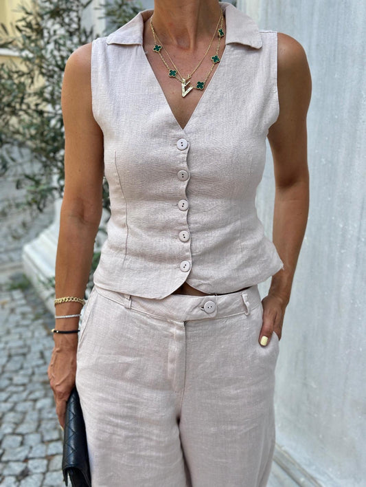 Ecru Euro Pants