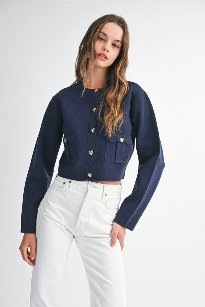 Navy Sweater