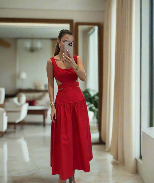 Red Tulip Dress