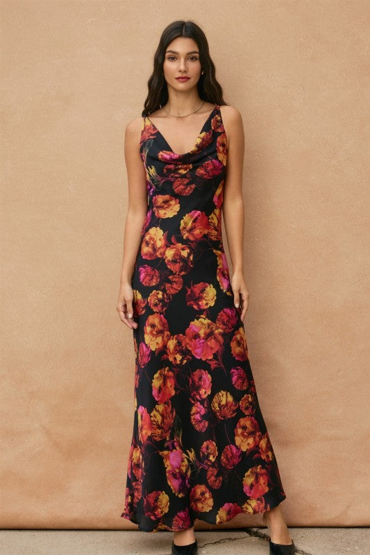 Fall Floral Dress