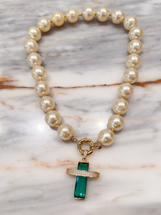 Clau cross necklaces