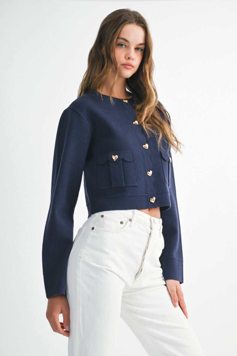 Navy Sweater