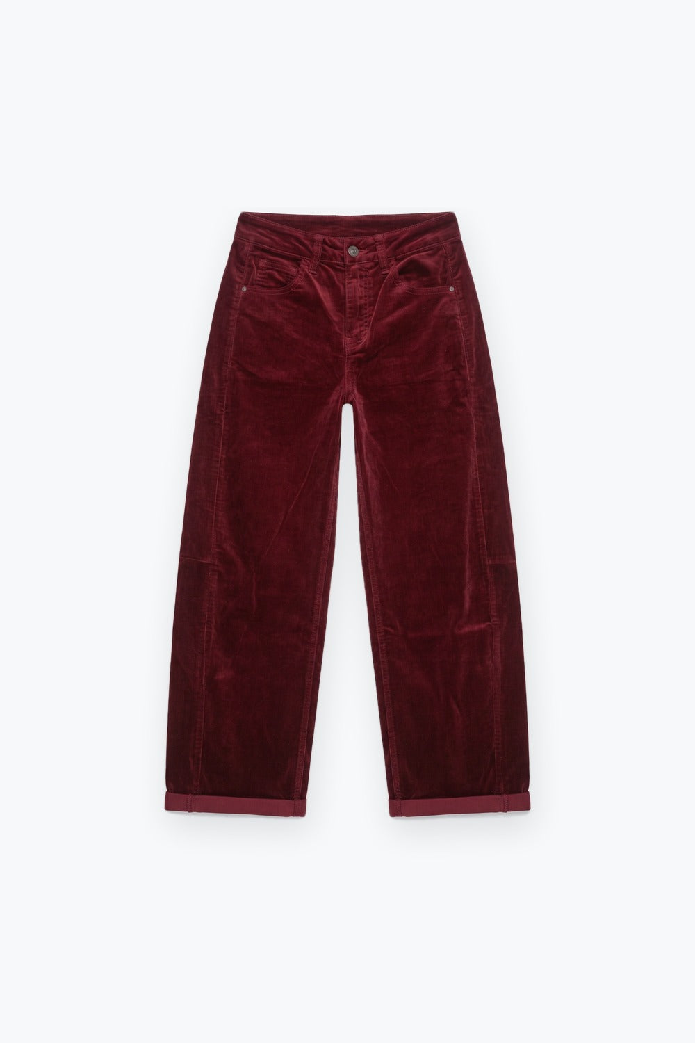 Corduroy barrel pants