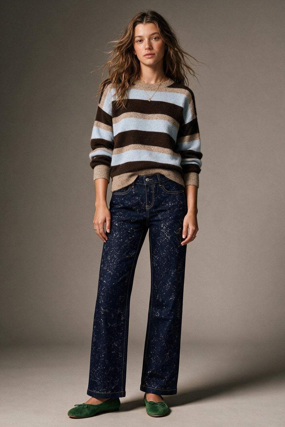 Glitter jeans