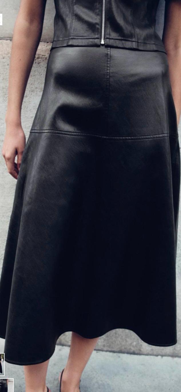 Faux Leather skirt