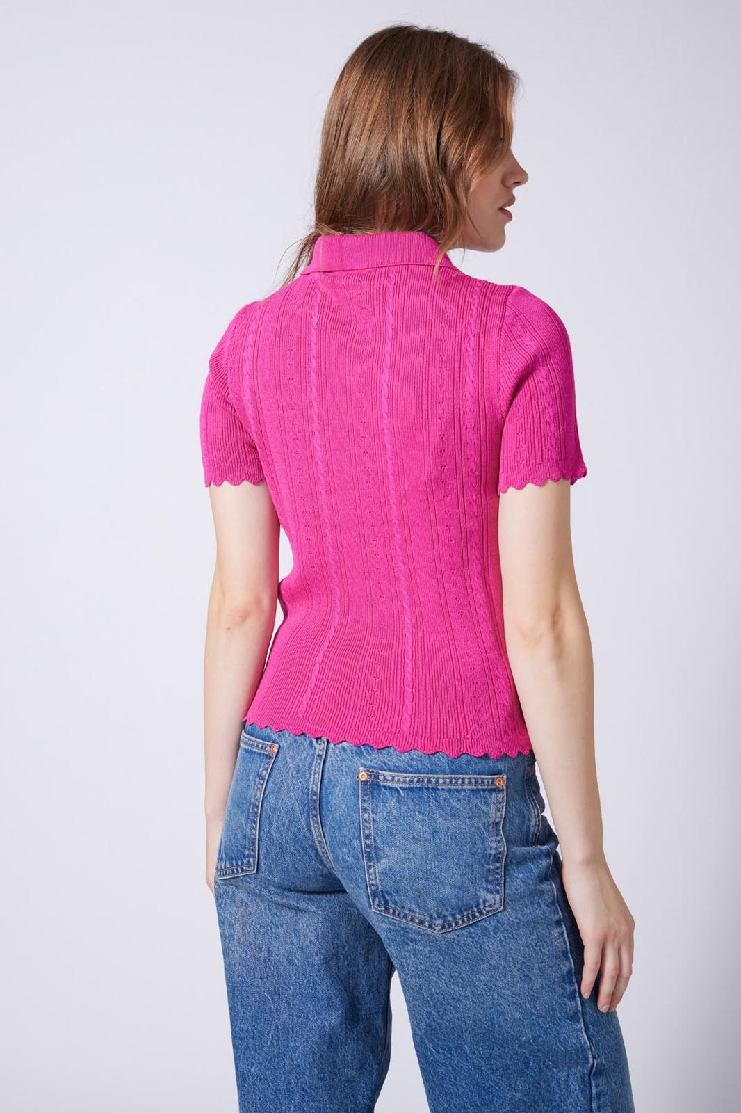 Knit polo