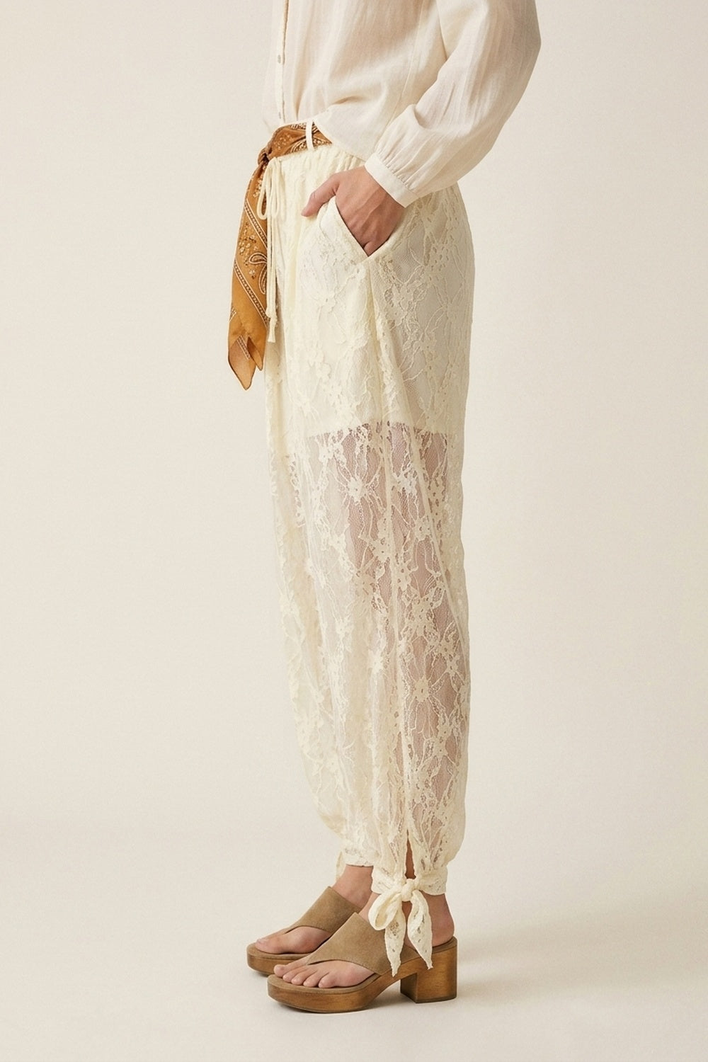 Lace pants