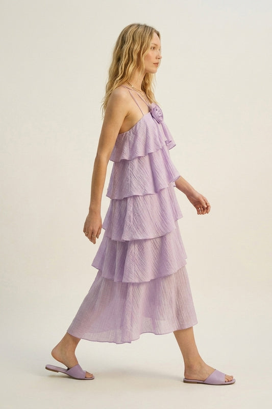 Lilac rose dress