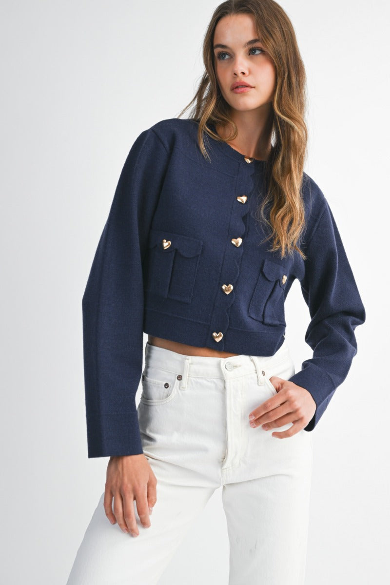 Navy Sweater