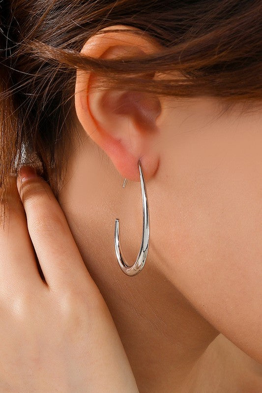 Thin Hoop Earrings