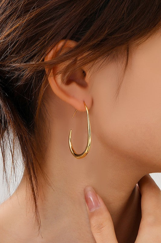 Thin Hoop Earrings