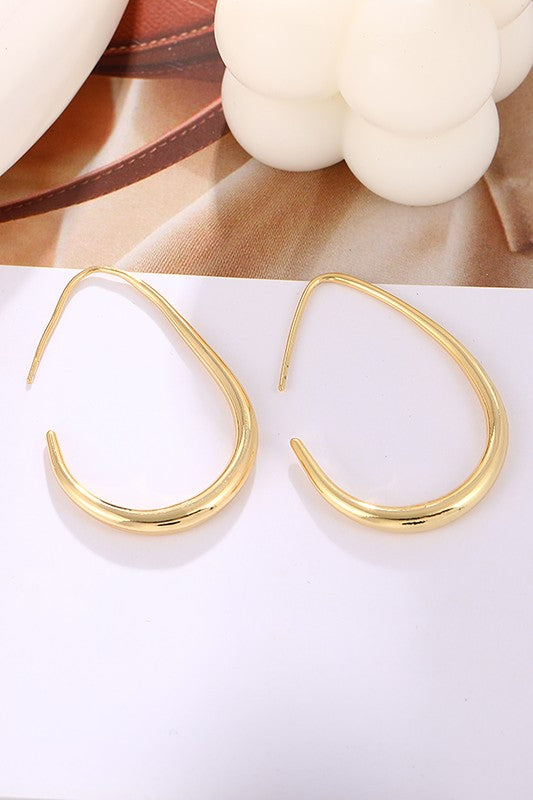 Thin Hoop Earrings