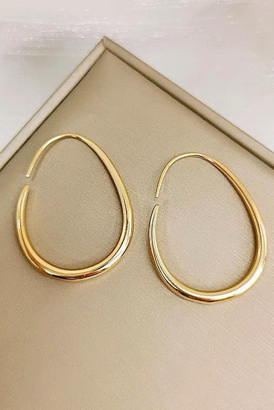 Thin Hoop Earrings