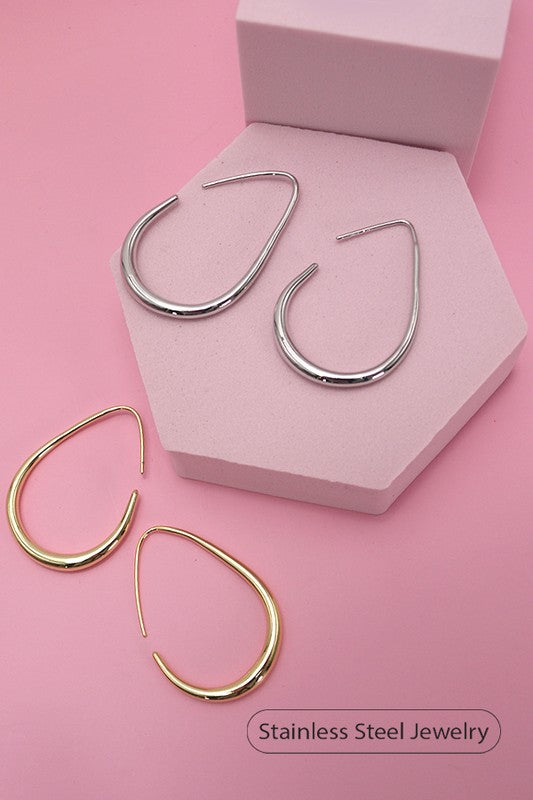 Thin Hoop Earrings