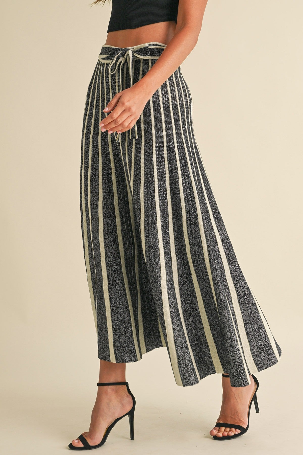 Lurex Knitted Skirt