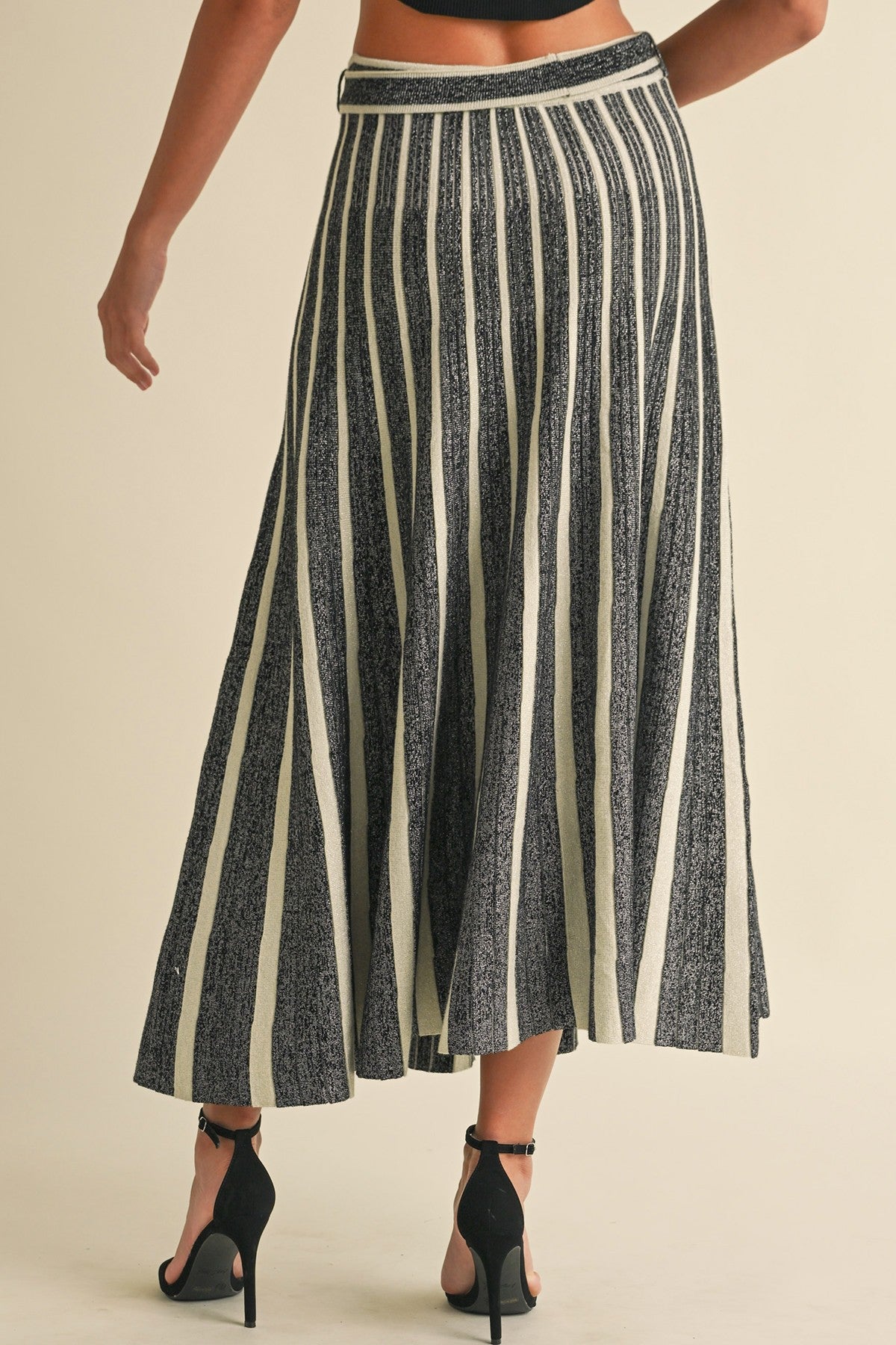 Lurex Knitted Skirt